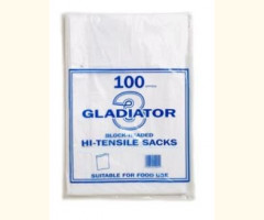 2 Hole Blockhead Polythene Sacks 